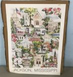 Magnolia Mills Artist Proof Print Jackson, Mississippi