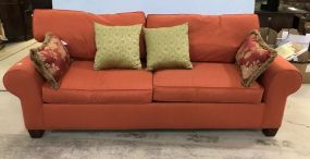 Modern Orange Sleeper Sofa