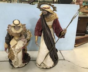 Mary and Joseph Decor Statues