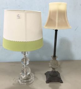Decorative Candle Stand and Plastic Decor Lamp