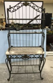 Modern Metal Four Tier Baker's Rack