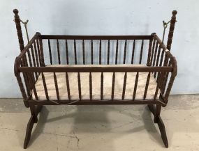 Vintage Jenny Lind Swinging Cradle