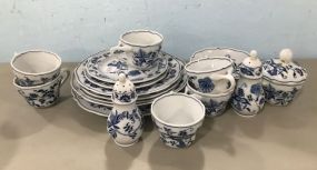 Set of Blue Danube Porcelain Pieces
