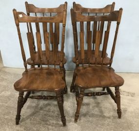 Four 1980's-90's Rockingham Dining Chairs