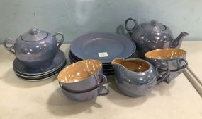 Blue Luster Ware China