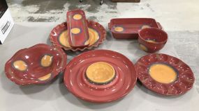 Seven Piece Gail Pittman Serving Pieces