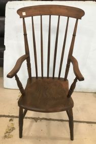 Antique Walnut Arrowback Armchair