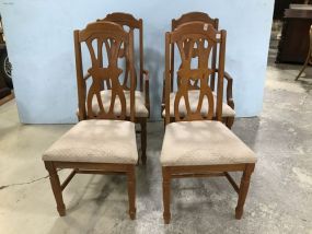 Four Country French Dining Chairs