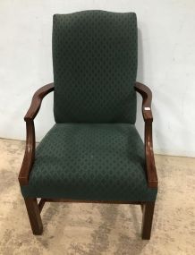 Fairfield Chippendale Style Upholstered Arm Chair