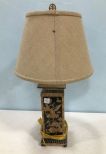 Oriental Accent Ceramic Table Lamp