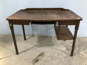 Vintage Oak Child's Writing Desk