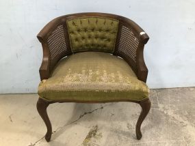 Vintage French Provincial Style  Barrel Chair