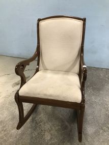 Vintage Mahogany Sewing Rocker