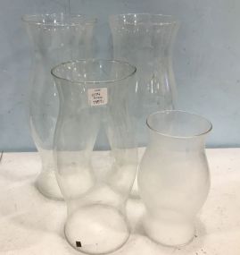 Three Glass Hurricane Shades