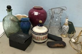 Group of Pottery and Glassware