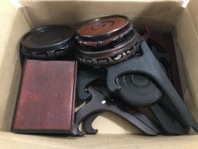 Box of Vase and Plate Stands