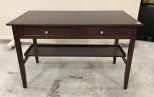 Modern Cherry Finish Writing Desk