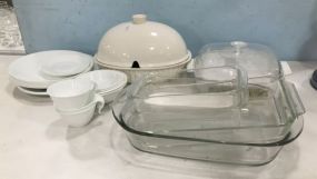 Group of Pyrex and Corning Ware Pieces