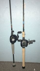 Shimano 150 Caius and Bass Pro Crappie Max