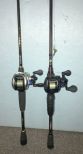 Two Lew's Open Face Reels and Rods