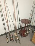 10 Push Button Rod and Reels