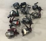 Group of Spin Cast Reels and Few Fly Reels