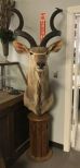 African Kudu Grey Ghost Mount on Pedestal