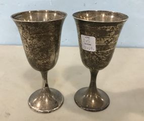 Pair of Sterling Goblets