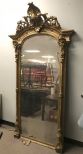 Large Antique Gold Gilt Parlor Mirror