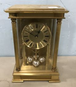 Heavy Brass Buchere Anniversary Clock