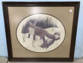 C.E. Phelps Artist Proof Fox