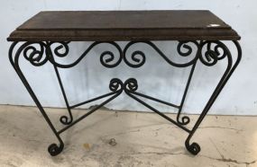 Iron Wall Console Table
