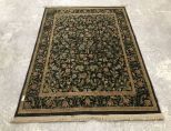 Sophistication Martelange Black Area Rug