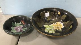 Two Chinese Cloisonne Bowls