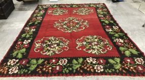 Thin Needle Point Area Rug