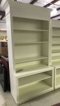 Step Back White Display Cabinet