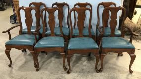Cherry Queen Anne Style Dining Chairs