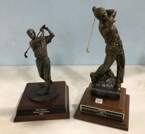 Two Gold Tournament Trophy's