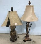 Two Decorative Table Lamps