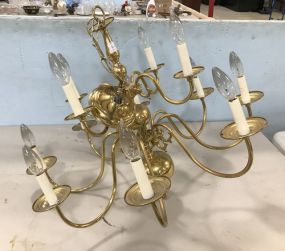 Brass Colonial Style Chandelier