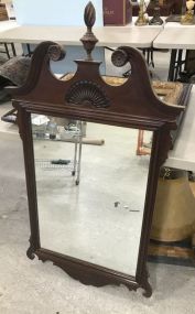 Mahogany Chippendale Style Wall Mirror