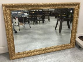 Medium Size Vintage Gold Gilt Mirror