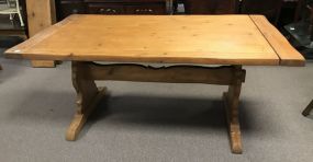 Farm Style Double Pedestal Dining Table