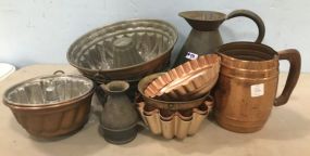 Copper Molds and Pitchers