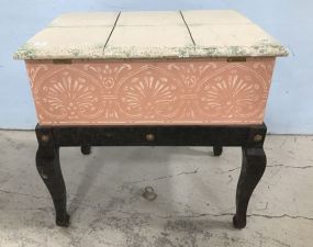 Custom Table with Tin and Tiles
