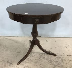 Vintage Mahogany Drum Table,