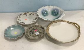 Hand Painted Porcelain Bowls and Plates