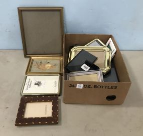 Box of Assorted Sized Picture Frames