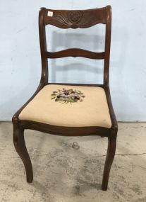 Carved Mahogany Side Chair