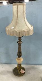 Modern French Style Antiqued Lamp